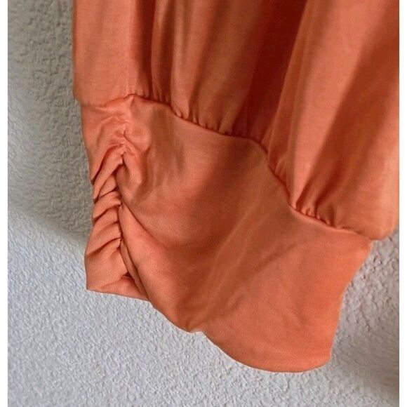 Free People Break It Up Joggers Ribbed Leg Cuff Wide Waist Pockets Womens XL - Picture 7 of 8